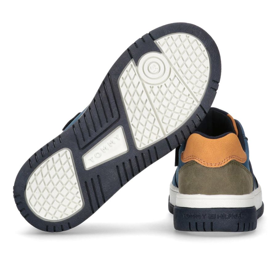 Sneaker bassa allacciata flag da bambino Tommy Hilfiger | T3X9331170315Y913X